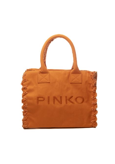orange beach shopper handbag PINKO | 106673-A3A4BEACH SHOPPER-A76